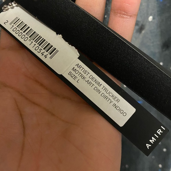 Amiri Denim splatter jacket - Picture 4 of 6